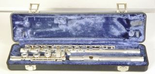 Rare Artley Model 108 - B Djh Solid Silver Advanced Flute