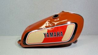 1977 YAMAHA XT500 XT 500 D VINTAGE GAS TANK (DEANTS (SOME DEBRIS INSIDE 5