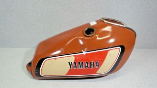 1977 YAMAHA XT500 XT 500 D VINTAGE GAS TANK (DEANTS (SOME DEBRIS INSIDE 6