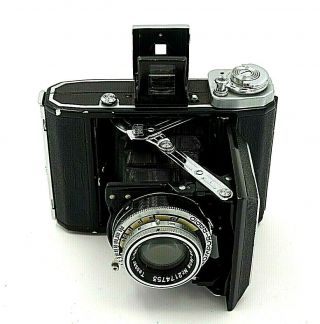 Vintage Zeiss Ikon Ikonta Folding Camera With Case -