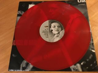 U2 Angel Of Harlem Rare Australian Red Vinyl 12  Festival X14672 Limited Ed