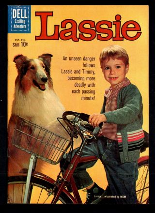 Lassie 51 Nm Dell Vintage Tv Adventure Silver Age Comic (1960)