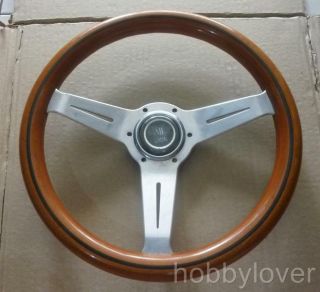 Italy Nardi Tokyo Horn Button 13in 330mm Wood Steering Wheel Rare A859