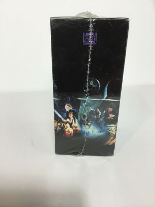 Star Wars Trilogy VHS Box Set 1988 Vintage VHS’s In Plastic - CBS/FOX 4
