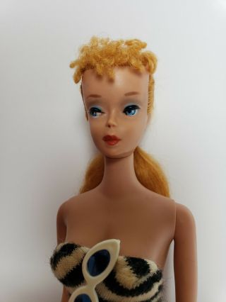 Vintage Blonde Ponytail 4 Barbie Doll TM BODY 2
