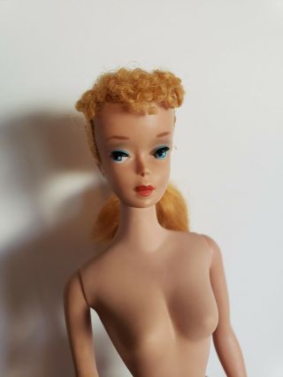 Vintage Blonde Ponytail 4 Barbie Doll TM BODY 5