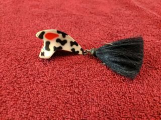 Storm Glop Coach Dog Vintage Fishing Lure Hard To Find Rare Tough Red Eyes