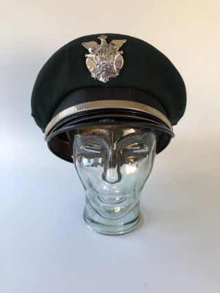 Vintage Harris County Constables Officer Dress Hat Large Precinct 1
