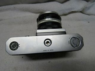 Nikon F 35mm FILM SLR camera w/ RARE F Series Nikkor - S 1:2 f=5cm Lens 7