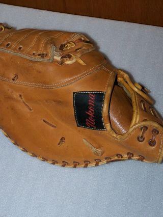 Vintage Nokona Pro - Line Baseball Glove Rare Model HTF Dave Philley 2