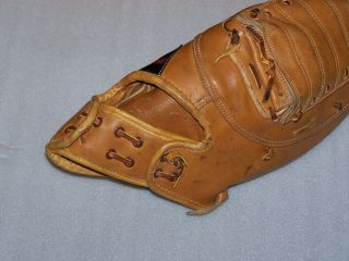 Vintage Nokona Pro - Line Baseball Glove Rare Model HTF Dave Philley 3