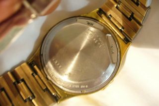 hamilton vintage led watch gold plated not for repair or parts 3