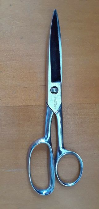 Vintage Cutco 8 Inch Take Apart Kitchen Scissors Shears Serrated Chrome
