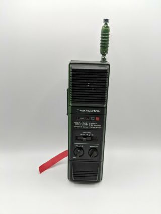 Realistic Trc - 214 Walkie Talkie 3 Channel Cb Radio Vtg 1980s (stranger Things)