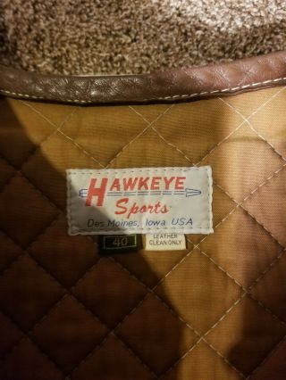 Hawkeye Sportswear High Power Rifle Shooting Jacket Vintage Leather paded 3