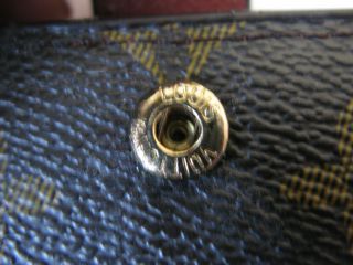 Authentic Vintage Louis Vuitton Long Bi Fold Wallet Brown LV Monogram 6