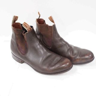 Rm Williams Men’s Brown Leather Chelsea Boots Size 10.  5 Vintage Good Cond.  919