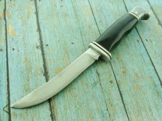 Rare Vintage One 1 Line Buck 105 Pathfinder Fixed Blade Knife Hunting Usa Knives