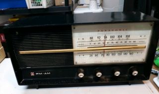 Panasonic Model 740 Am Fm Table Top Radio Space Age Vintage 1960