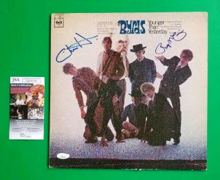 The Byrds Vintage Lp Album Signed By Roger Mcguinn & Chris Hillman With Jsa