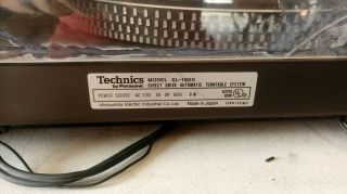 Vintage Technics SL - 1900 Fully - Automatic Direct - Drive Turntable (Made in Japan) 8