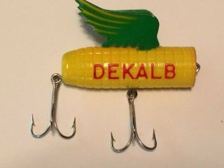 Fred Arbogast Dekalb Seed Corn Winged Ear Vintage Fishing Lure De Kalb