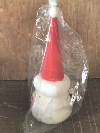 Vintage Union Products Christmas Santa Head Blow Mold Light - Up 8