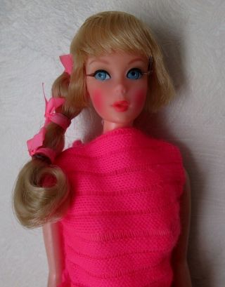 Vintage Barbie Blonde Side Ponytail Talker Hair Gorgeous