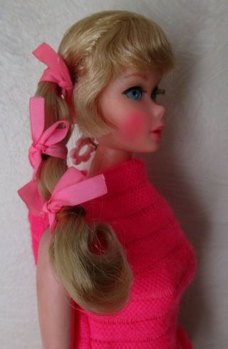 Vintage Barbie Blonde SIDE PONYTAIL Talker Hair GORGEOUS 3