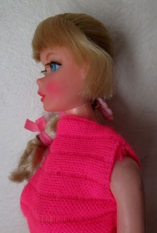 Vintage Barbie Blonde SIDE PONYTAIL Talker Hair GORGEOUS 4