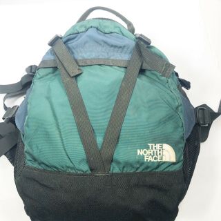 The North Face Lumbar Waist Fanny Day Pack Vintage Made In The Usa Green Blue