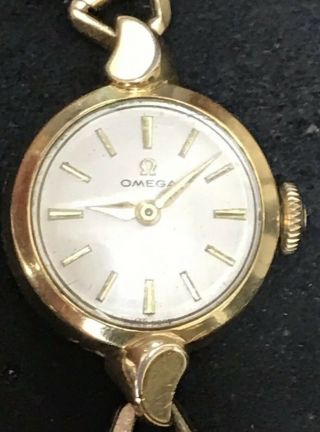 Vintage Ladies Omega Cocktail Cal 483 Gold Plated Wrist Watch