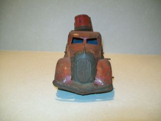 Vintage Pressed Steel 1930 ' s Marx Spotlight Truck - 9.  5 