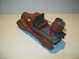 Vintage Pressed Steel 1930 ' s Marx Spotlight Truck - 9.  5 