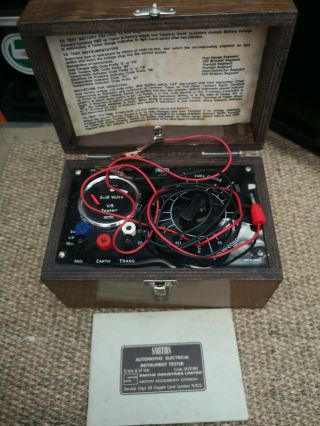 Vintage Smiths Automotive Electrical Instrument Sr/d 380 Tester Not