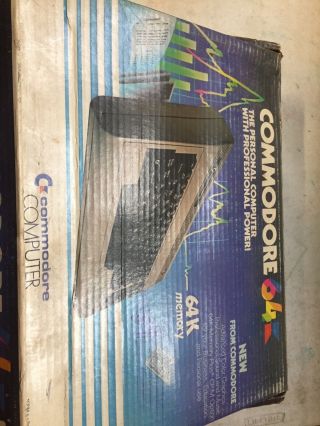 Vintage Commodore 64 Personal Computer With Power Cord 3