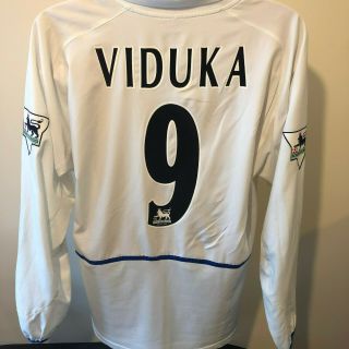Leeds United 2002 2003 Football Shirt Retro Classic Vintage Nike Viduka Xl Utd