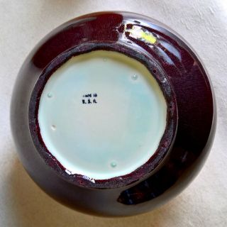 Vintage “CATALINA POTTERY / GLADDING McBEAN” Oxblood Vase – Sang d’Beouf 8