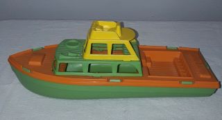 Vintage Toy Plastic Boat Yacht Amloid Corp