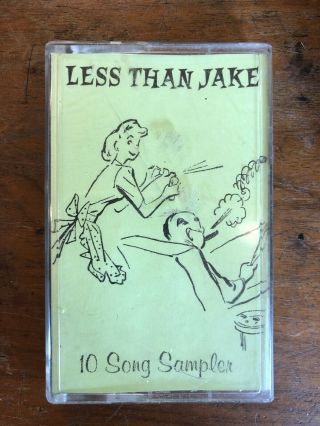 Less Than Jake 10 Song Sampler Demo Tape,  Rare Green Cover