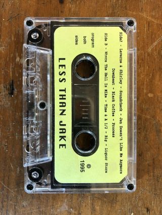 Less Than Jake 10 Song Sampler Demo Tape,  Rare Green Cover 3