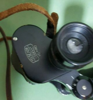 Vintage German Made Carl Zeiss Binoculars 16x40 Great 7