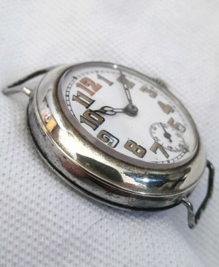 GENTS Trench watch Wristwatch WW1 (FULL ORDER) Cylinder. 5