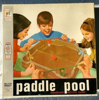 Paddle Pool 1970 Milton Bradley Game Vintage 100 Complete.