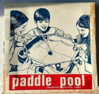 Paddle Pool 1970 Milton Bradley Game Vintage 100 Complete. 2