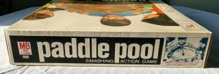 Paddle Pool 1970 Milton Bradley Game Vintage 100 Complete. 7