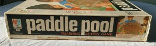 Paddle Pool 1970 Milton Bradley Game Vintage 100 Complete. 8