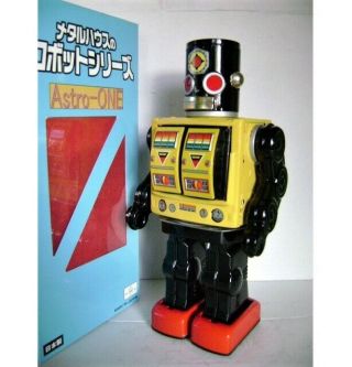 RARE ASTRO ONE ROBOT METAL HOUSE JAPAN MIB 2