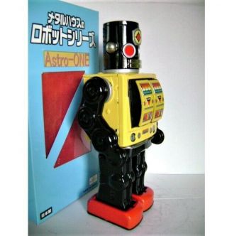 RARE ASTRO ONE ROBOT METAL HOUSE JAPAN MIB 4