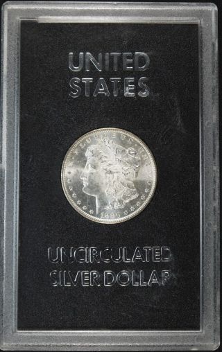 1880 - S Rare Non - Cc Gsa Morgan Silver Dollar With Black Box